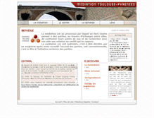 Tablet Screenshot of mediation-toulouse-pyrenees.org